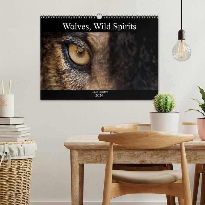 Wolves, Wild Spirits (CALVENDO Monthly Calendar 2026)