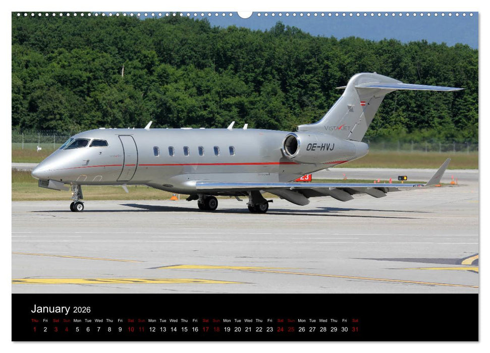 Bizjets (CALVENDO Premium-Calendar 2026)