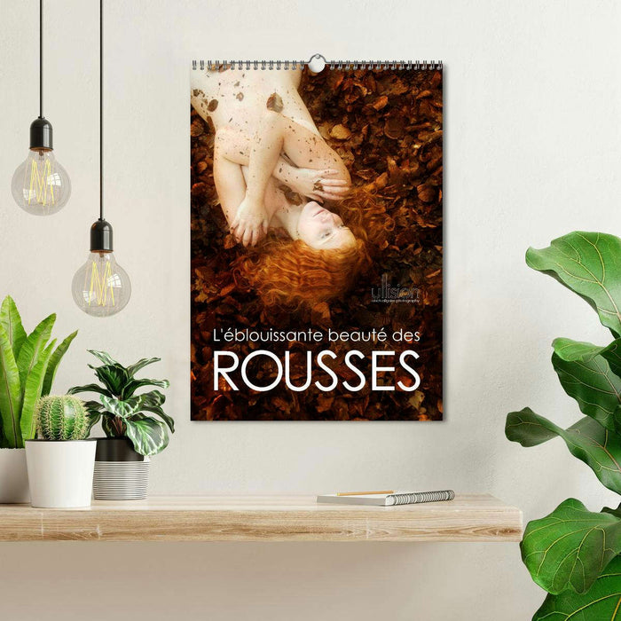 L'éblouissante beauté des rousses (CALVENDO Calendrier mensuel 2026)