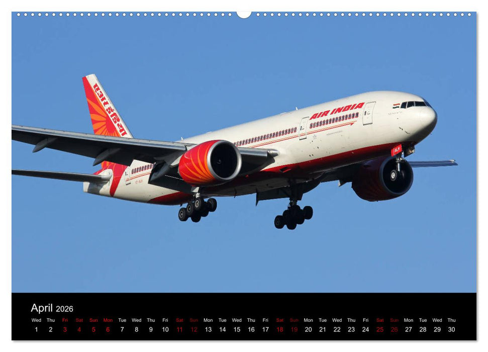Widebody Jets (CALVENDO Premium-Calendar 2026)