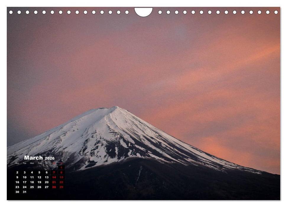 Amazing Fuji-San (CALVENDO Monthly Calendar 2026)