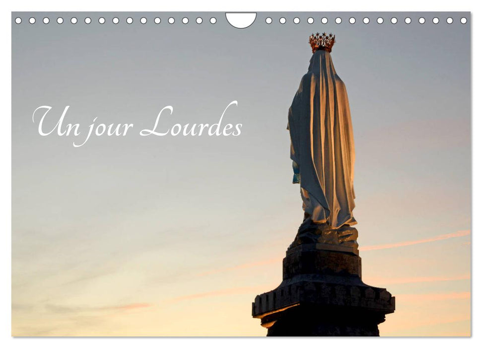 Un jour Lourdes (CALVENDO Calendrier mensuel 2026)