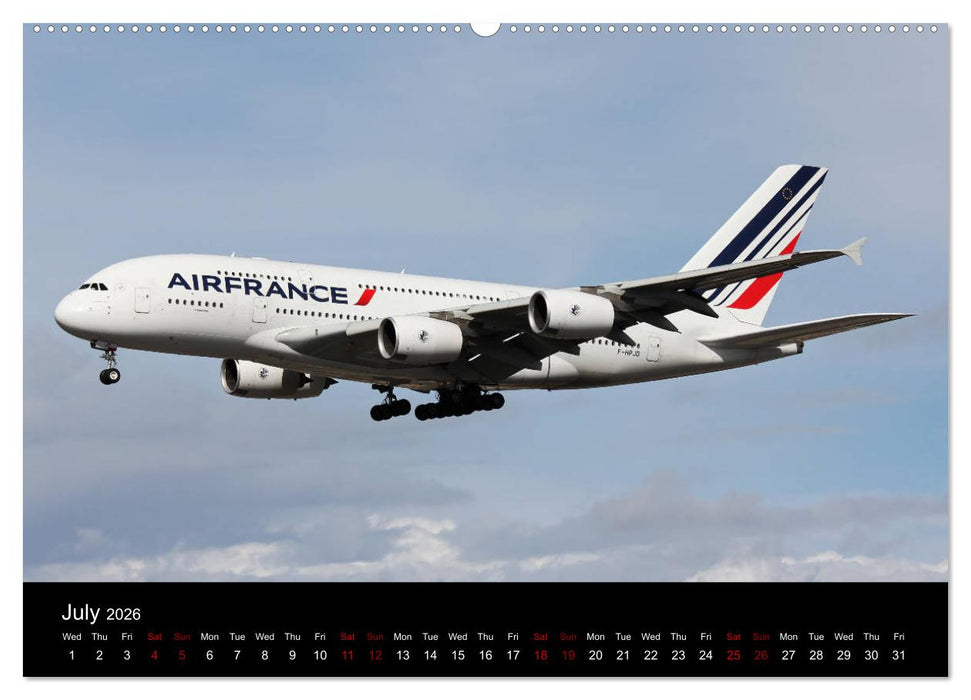 A380 SuperJumbo (CALVENDO Premium-Calendar 2026)