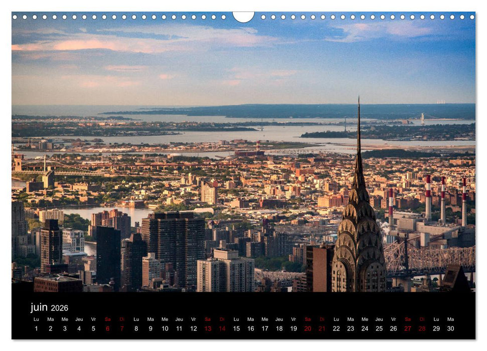 Balade New-Yorkaise, Manhattan (CALVENDO Calendrier mensuel 2026)