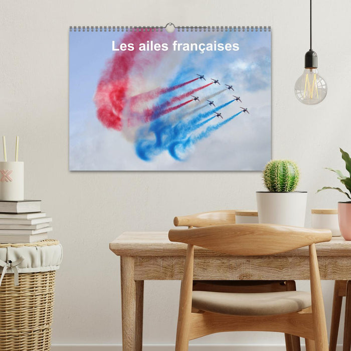Les ailes françaises (CALVENDO Calendrier mensuel 2026)