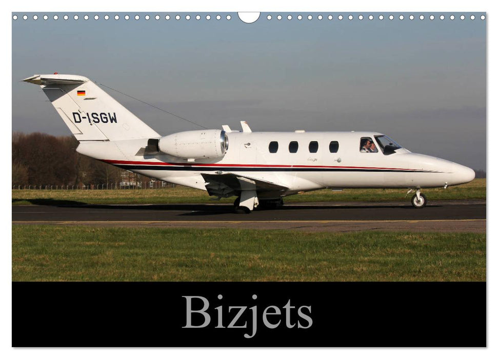 Bizjets (CALVENDO Monthly Calendar 2026)