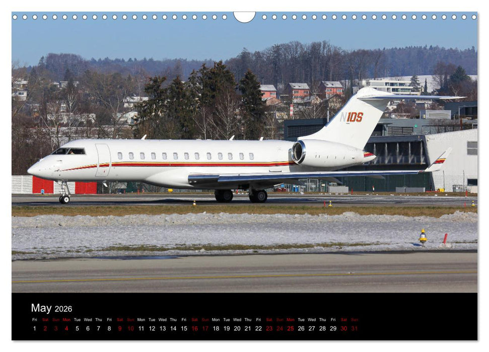 Bizjets (CALVENDO Monthly Calendar 2026)