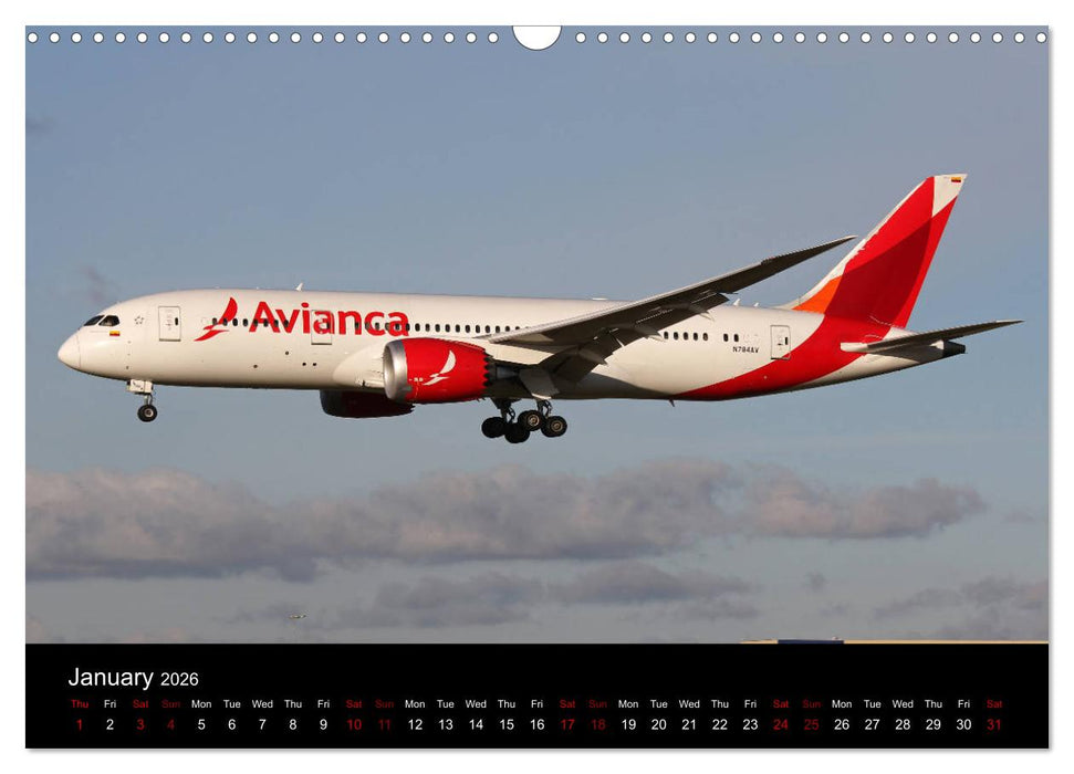 787 - The Dream Liner (CALVENDO Monthly Calendar 2026)