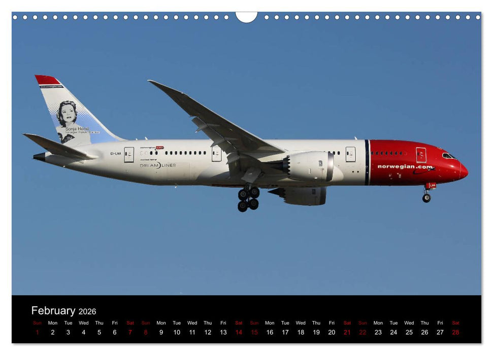 787 - The Dream Liner (CALVENDO Monthly Calendar 2026)