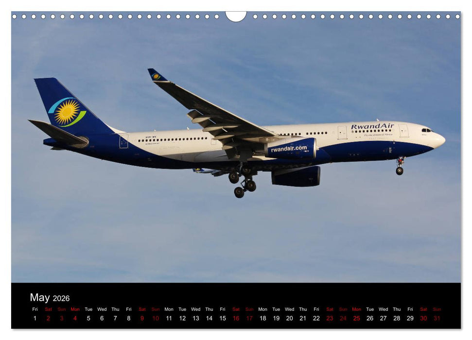 Widebody Jets (CALVENDO Monthly Calendar 2026)