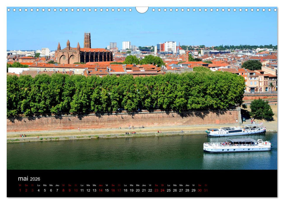 Toulousaine (CALVENDO Calendrier mensuel 2026)