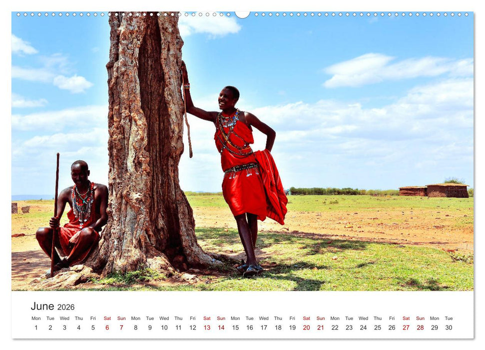 Kenya - a country like Africa (CALVENDO Premium-Calendar 2026)