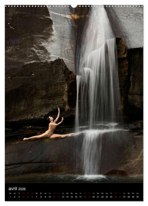 Chutes d'eau au Tessin (CALVENDO Calendrier supérieur 2026)