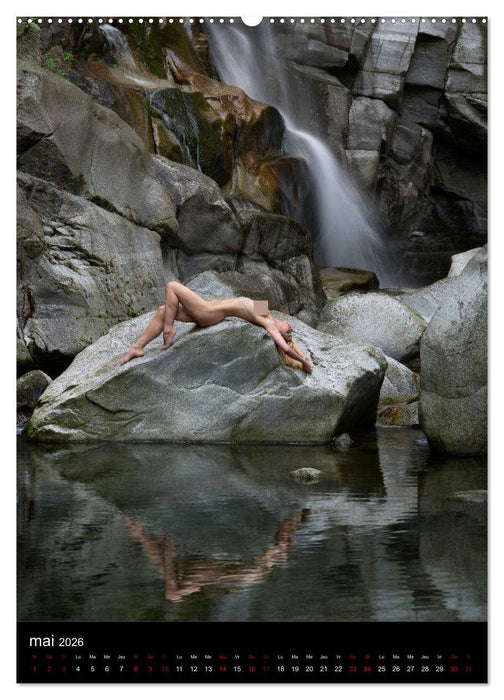 Chutes d'eau au Tessin (CALVENDO Calendrier supérieur 2026)