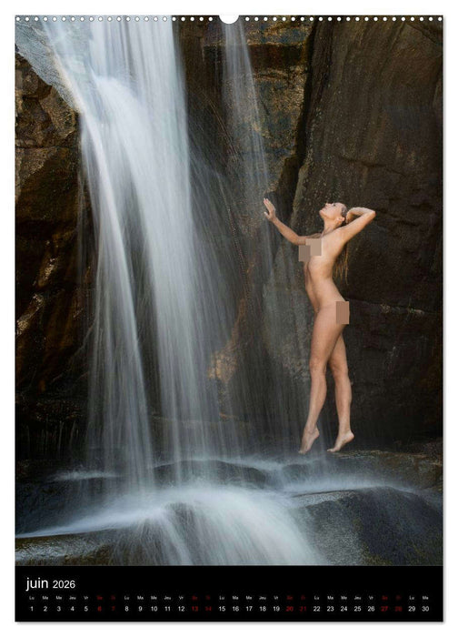 Chutes d'eau au Tessin (CALVENDO Calendrier supérieur 2026)