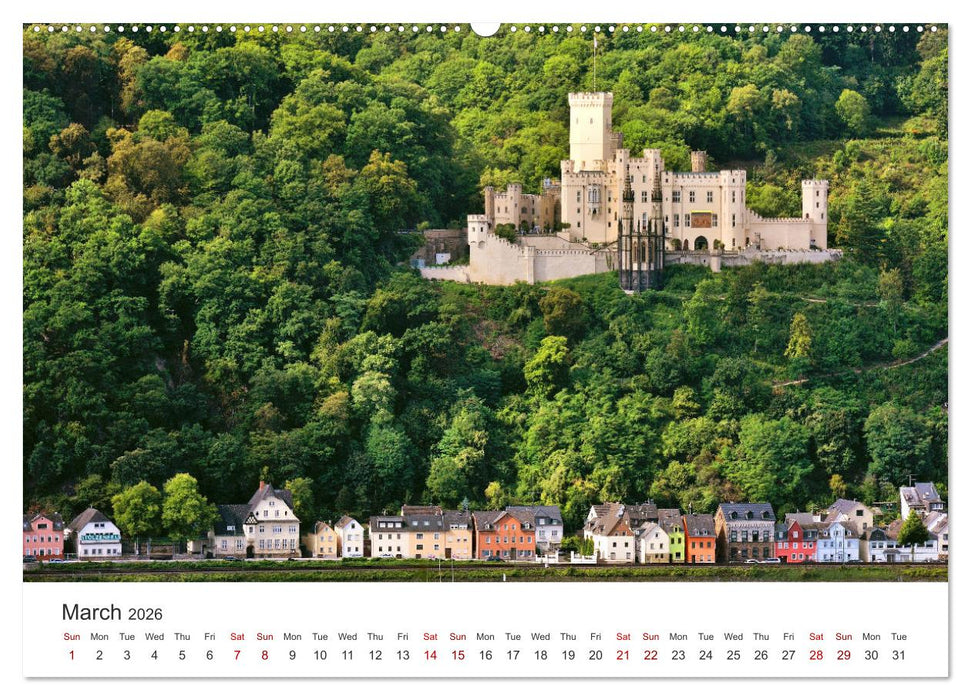 Rhine Valley and Castles (CALVENDO Premium-Calendar 2026)
