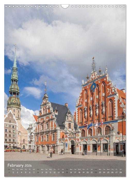 Riga Sigulda Latvia (CALVENDO Monthly Calendar 2026)