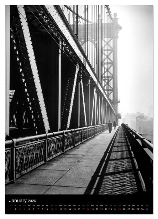 Historic New York 1936 (CALVENDO Monthly Calendar 2026)