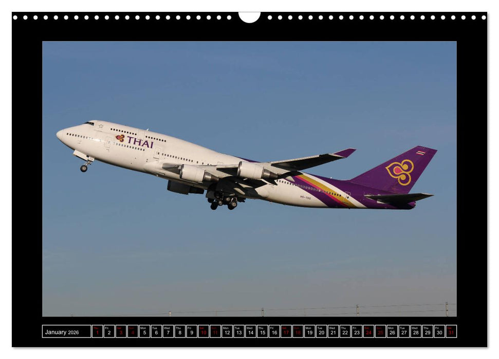 747 Queen of the Skies (CALVENDO Monthly Calendar 2026)