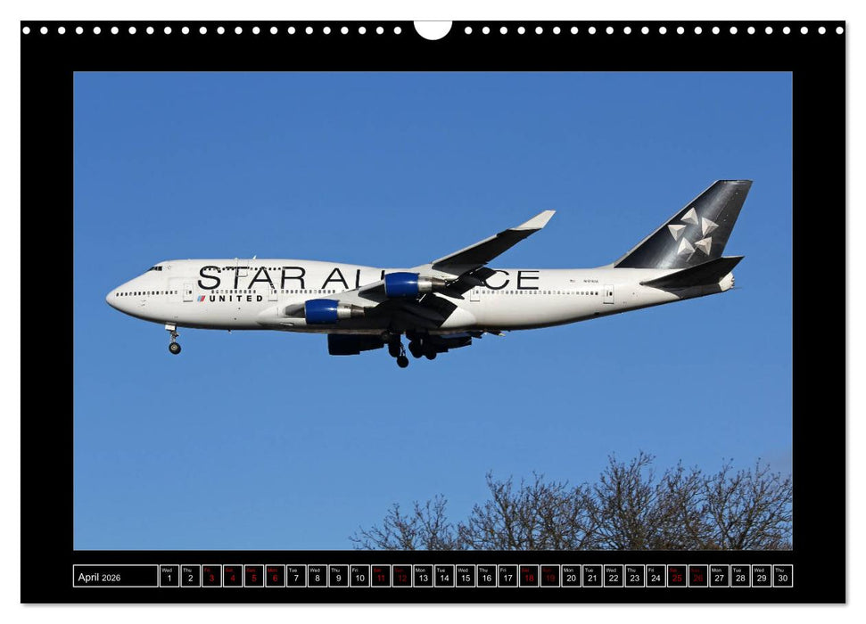 747 Queen of the Skies (CALVENDO Monthly Calendar 2026)