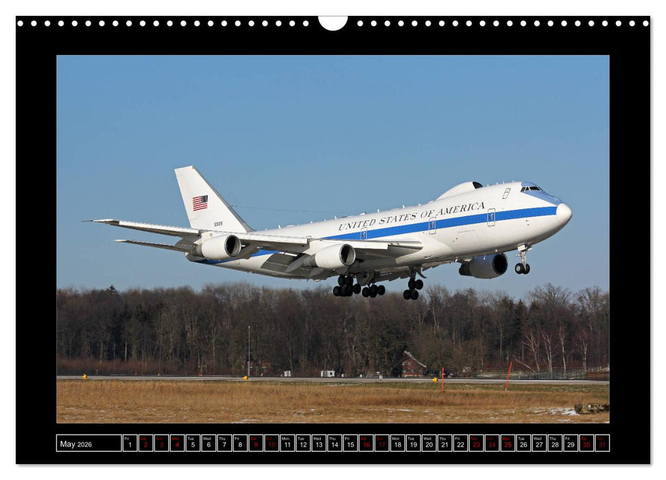 747 Queen of the Skies (CALVENDO Monthly Calendar 2026)