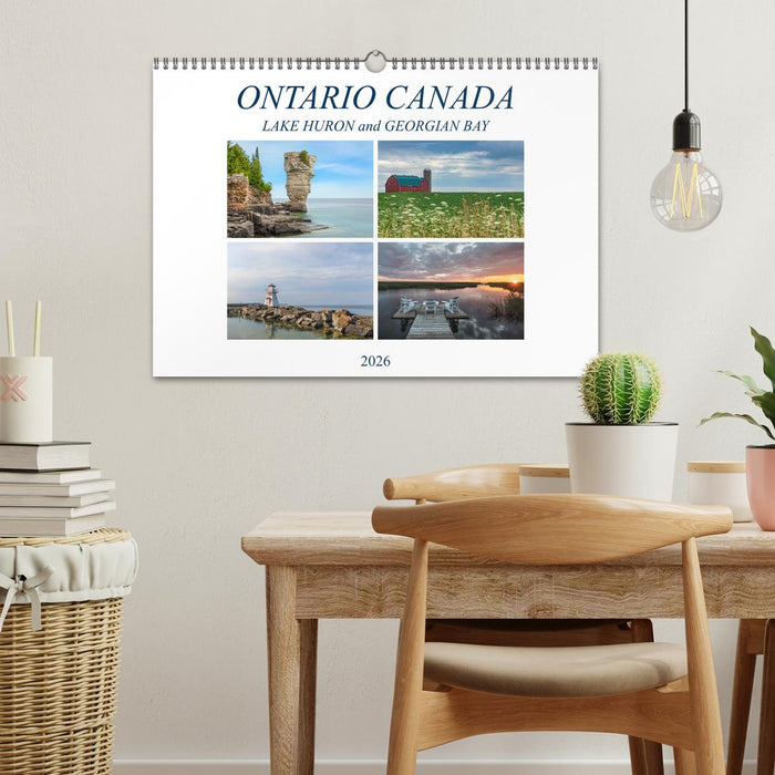 Ontario Canada, Lake Huron and Georgian Bay (CALVENDO Monthly Calendar 2026)