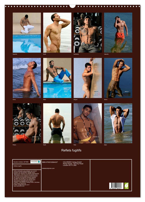 Reflets fugitifs (CALVENDO Calendrier mensuel 2026)