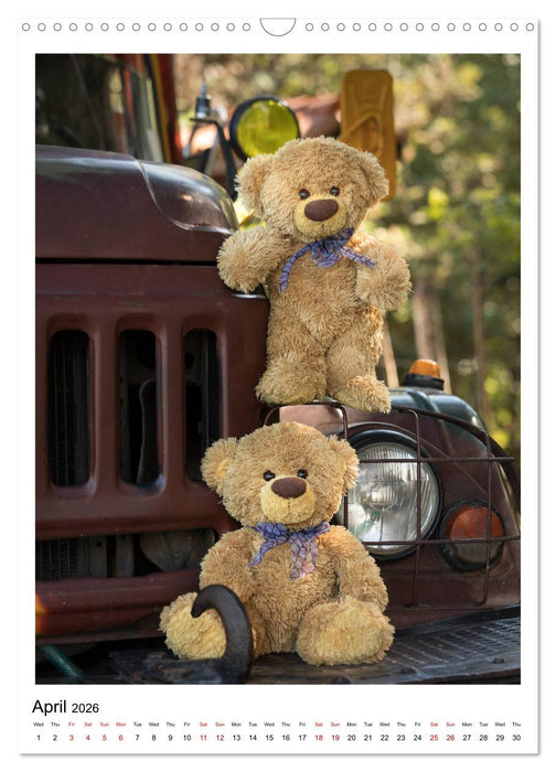 Travelling Teddy Cuba Edition 2026 (CALVENDO Monthly Calendar 2026)