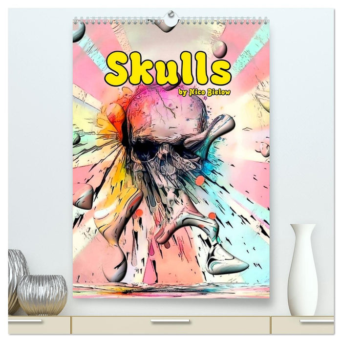 Skulls by Nico Bielow (CALVENDO Premium-Calendar 2026)