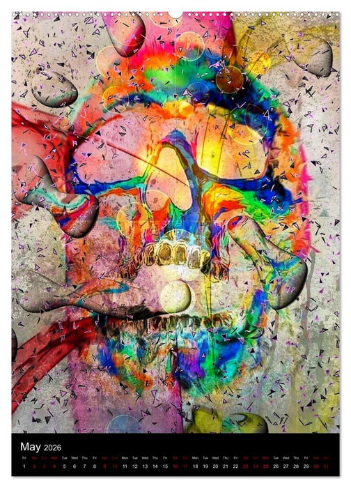 Skulls by Nico Bielow (CALVENDO Premium-Calendar 2026)