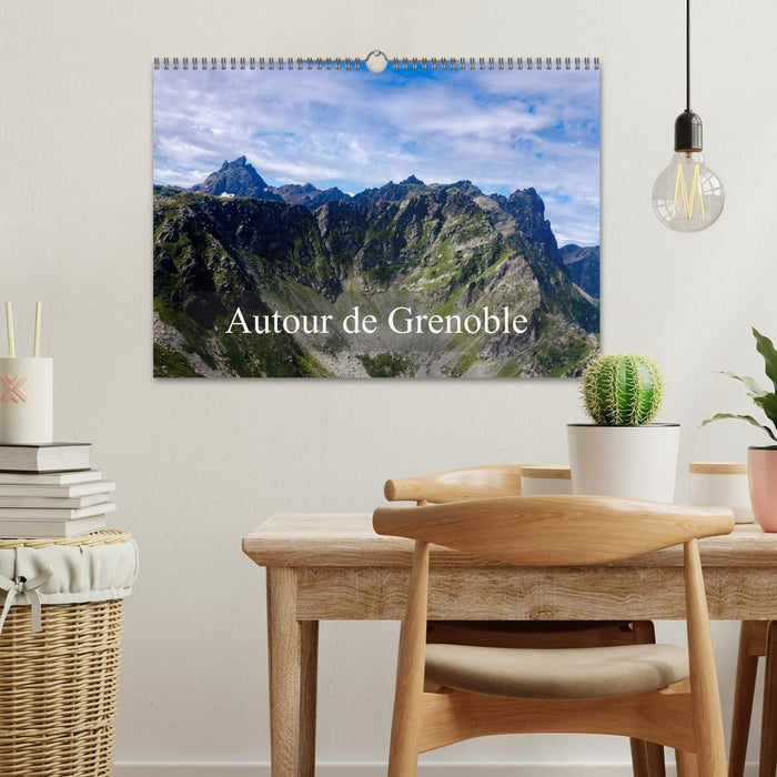 Autour de Grenoble (CALVENDO Calendrier mensuel 2026)