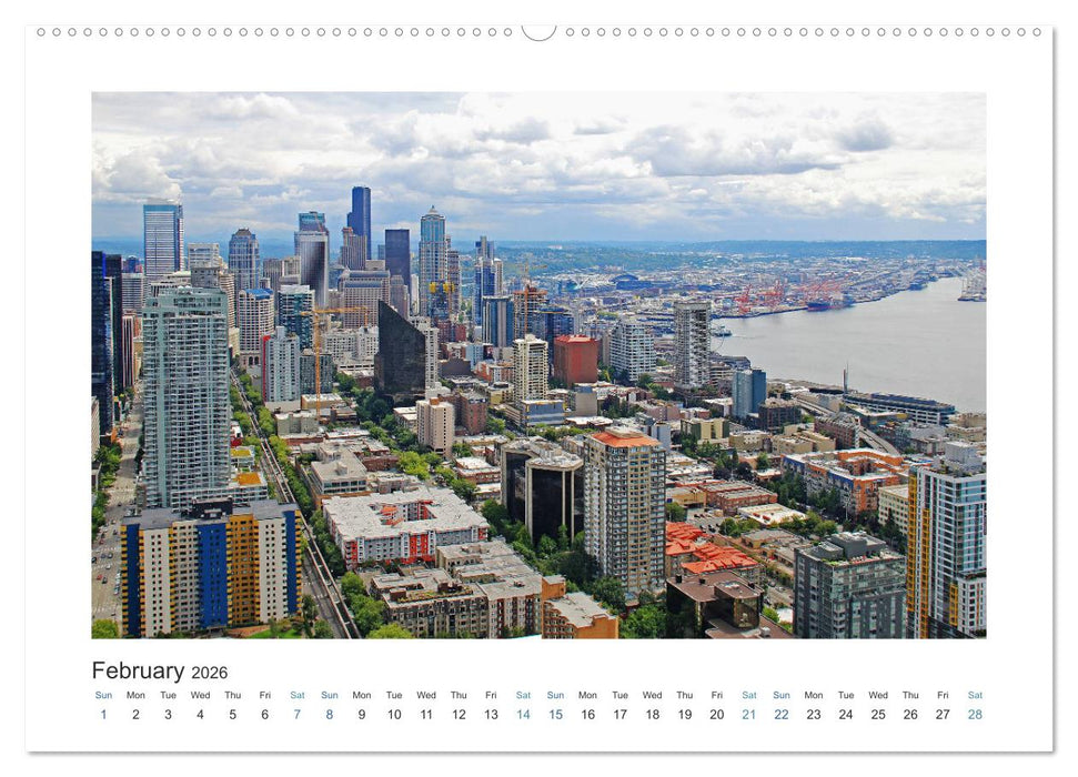 Seattle (CALVENDO Premium-Calendar 2026)