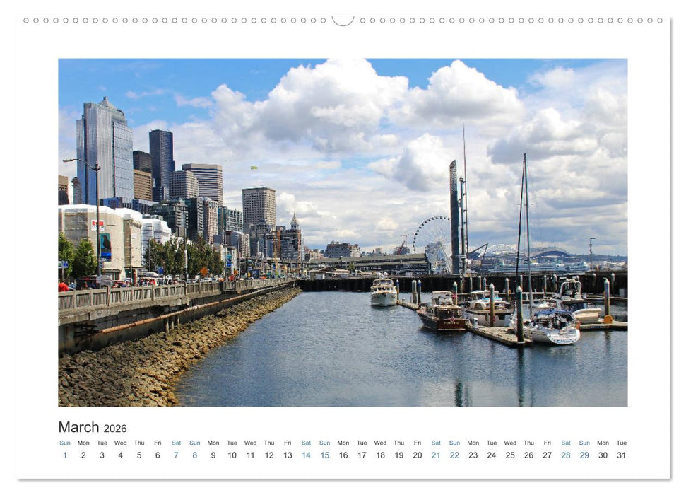 Seattle (CALVENDO Premium-Calendar 2026)