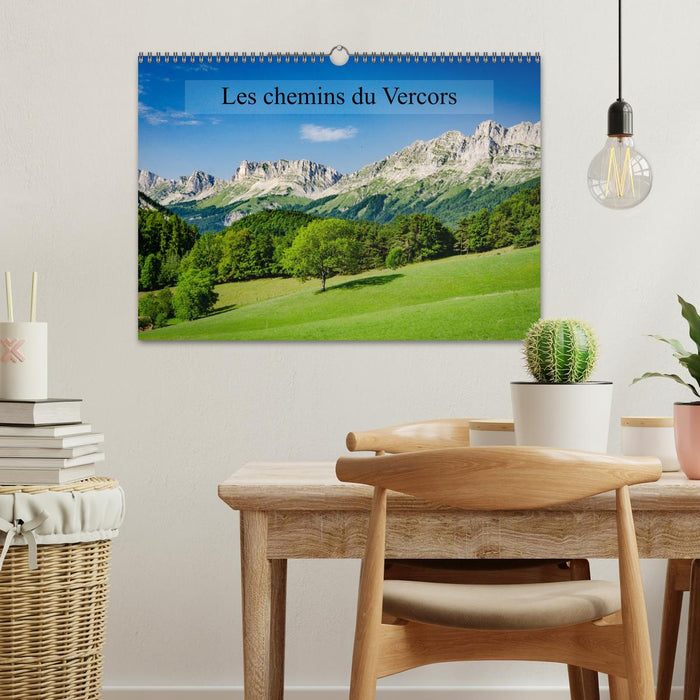 Les chemins du Vercors (CALVENDO Calendrier mensuel 2026)