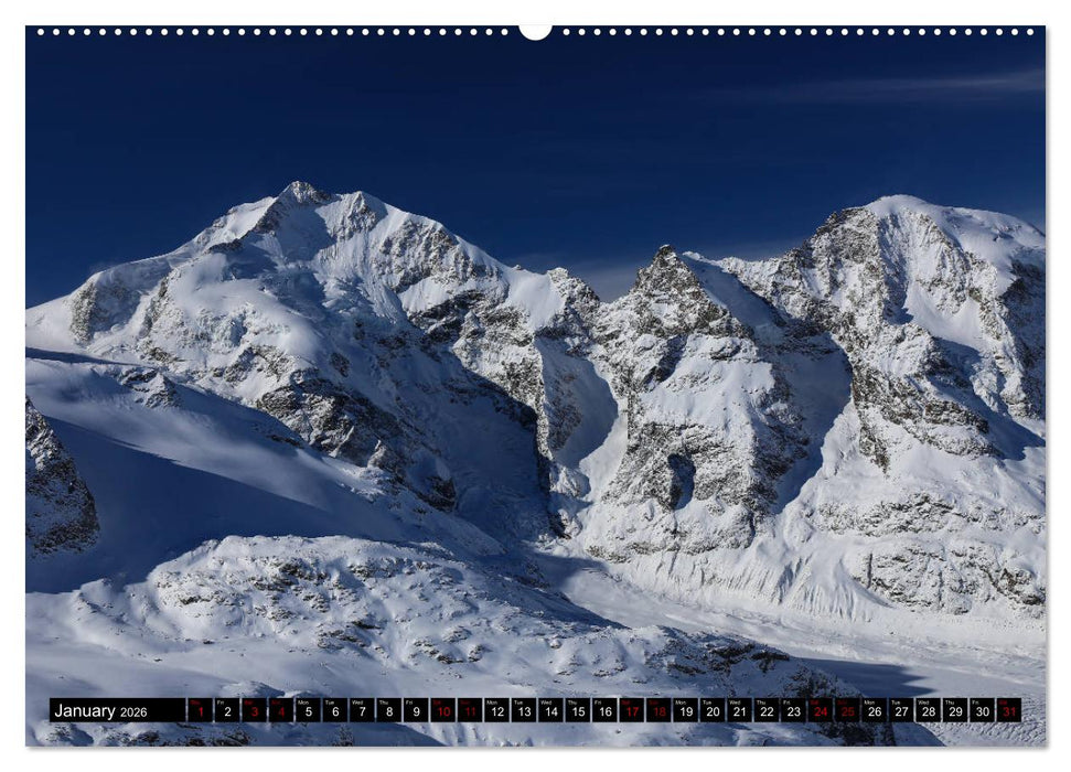 The Upper Engadine (CALVENDO Premium-Calendar 2026)