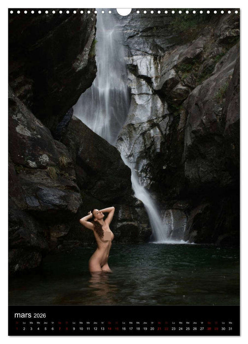 Chutes d'eau au Tessin (CALVENDO Calendrier mensuel 2026)