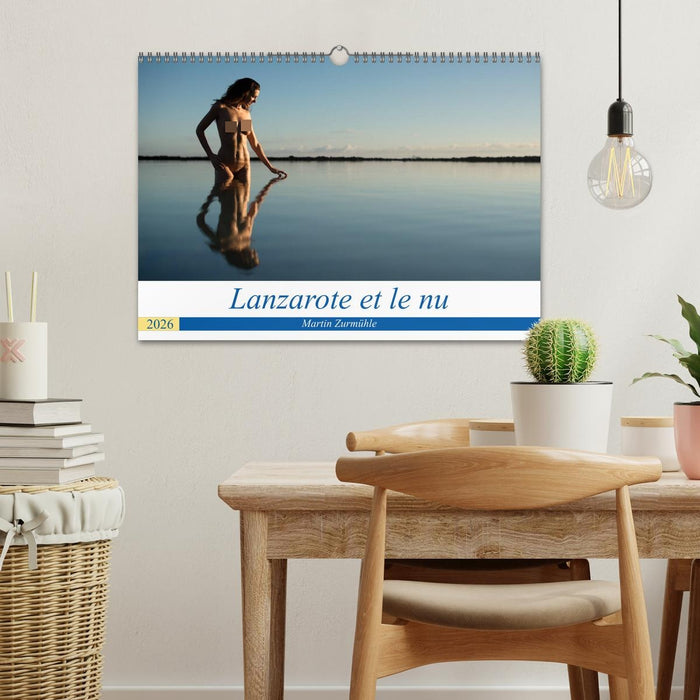 Lanzarote et le nu (CALVENDO Calendrier mensuel 2026)