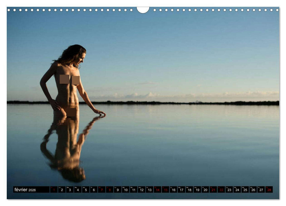 Lanzarote et le nu (CALVENDO Calendrier mensuel 2026)