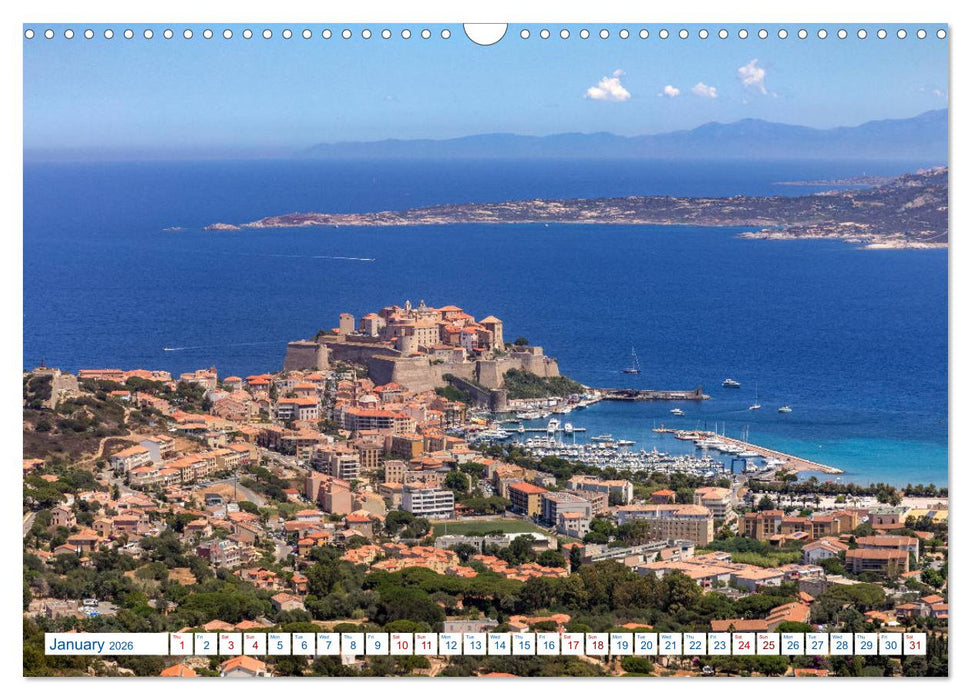 Corsica (CALVENDO Monthly Calendar 2026)