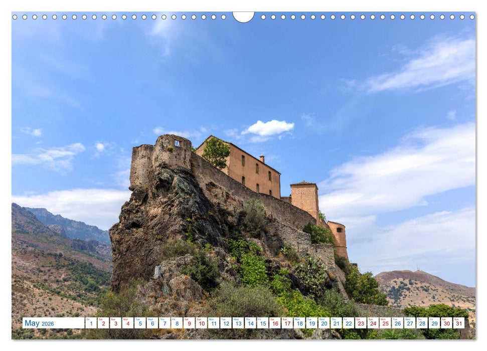 Corsica (CALVENDO Monthly Calendar 2026)