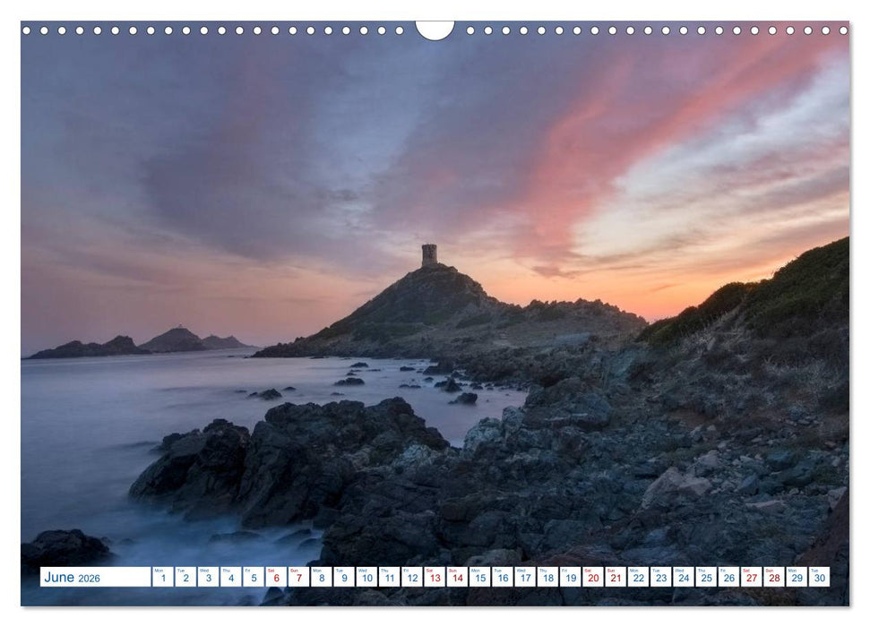 Corsica (CALVENDO Monthly Calendar 2026)
