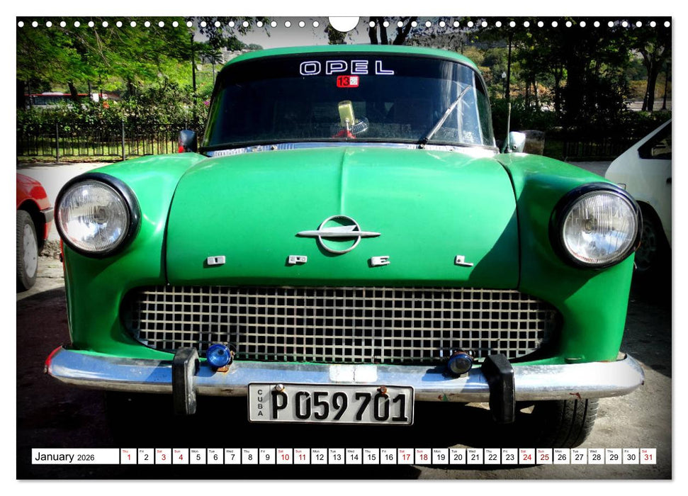 Opel Nostalgia (CALVENDO Monthly Calendar 2026)