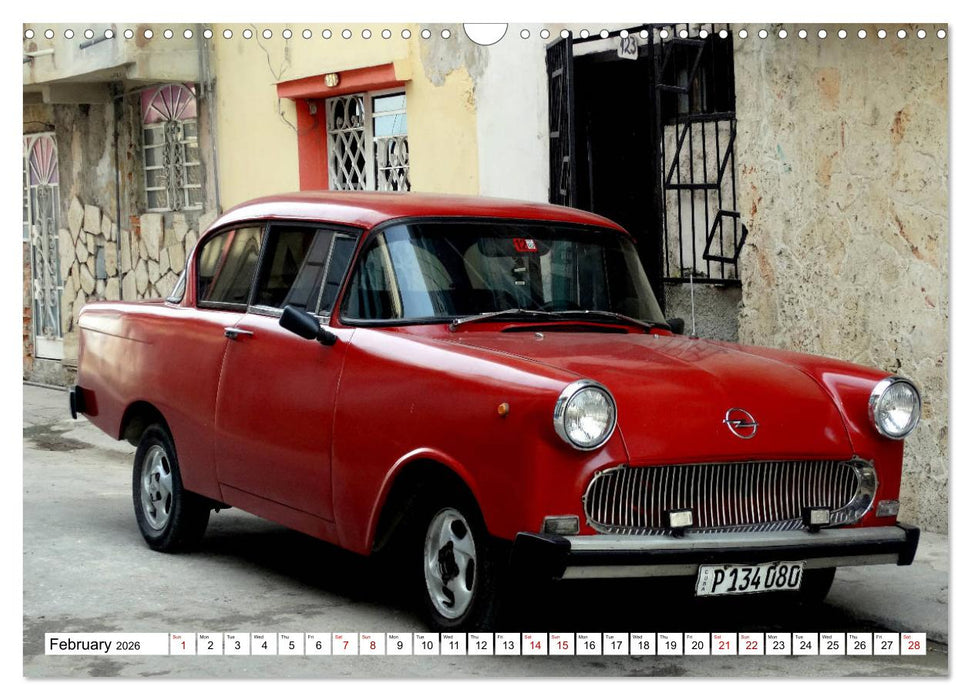 Opel Nostalgia (CALVENDO Monthly Calendar 2026)