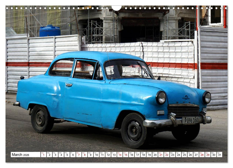 Opel Nostalgia (CALVENDO Monthly Calendar 2026)