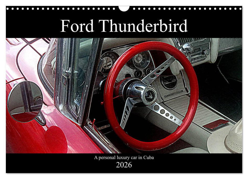 Ford Thunderbird (CALVENDO Monthly Calendar 2026)