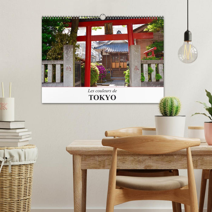 Les couleurs de Tokyo (CALVENDO Calendrier mensuel 2026)