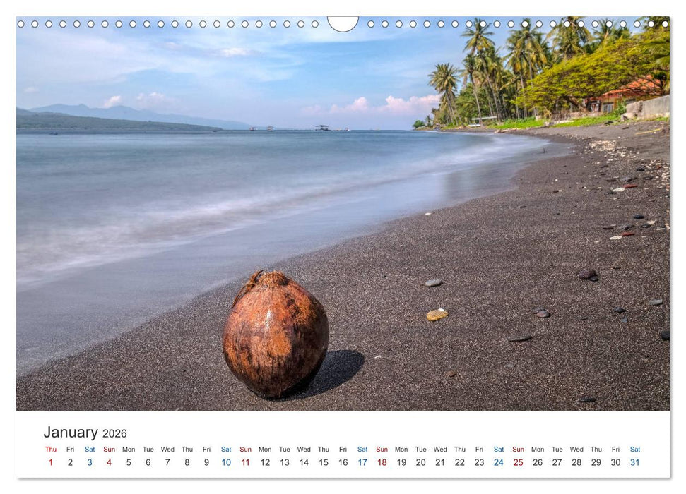 Java, Indonesian Island in the Ring of Fire (CALVENDO Monthly Calendar 2026)