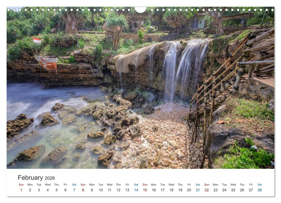 Java, Indonesian Island in the Ring of Fire (CALVENDO Monthly Calendar 2026)