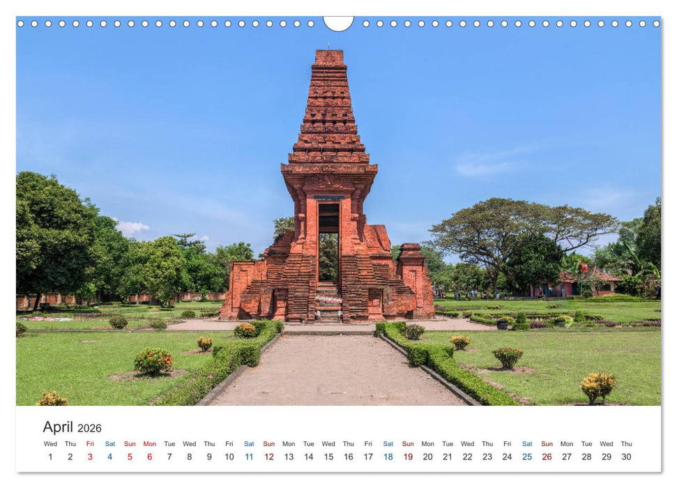 Java, Indonesian Island in the Ring of Fire (CALVENDO Monthly Calendar 2026)