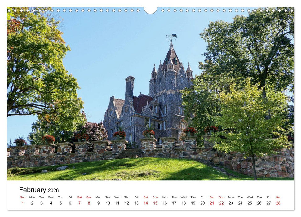 Boldt Castle Cruise Thousand Islands (CALVENDO Monthly Calendar 2026)